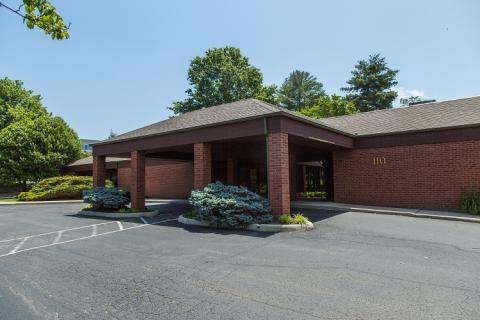 View of the front entrance of the Lexington VelocityCare location.